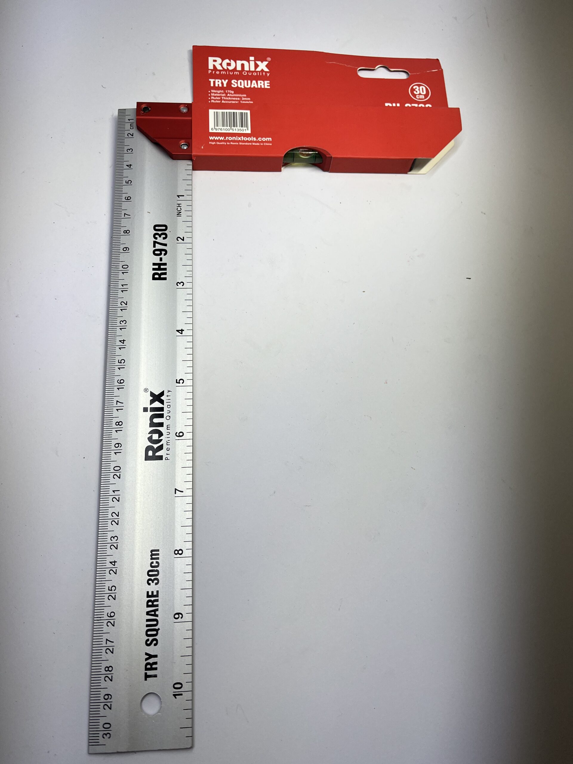 گونیا 30 سانت تراز دار رونیکس